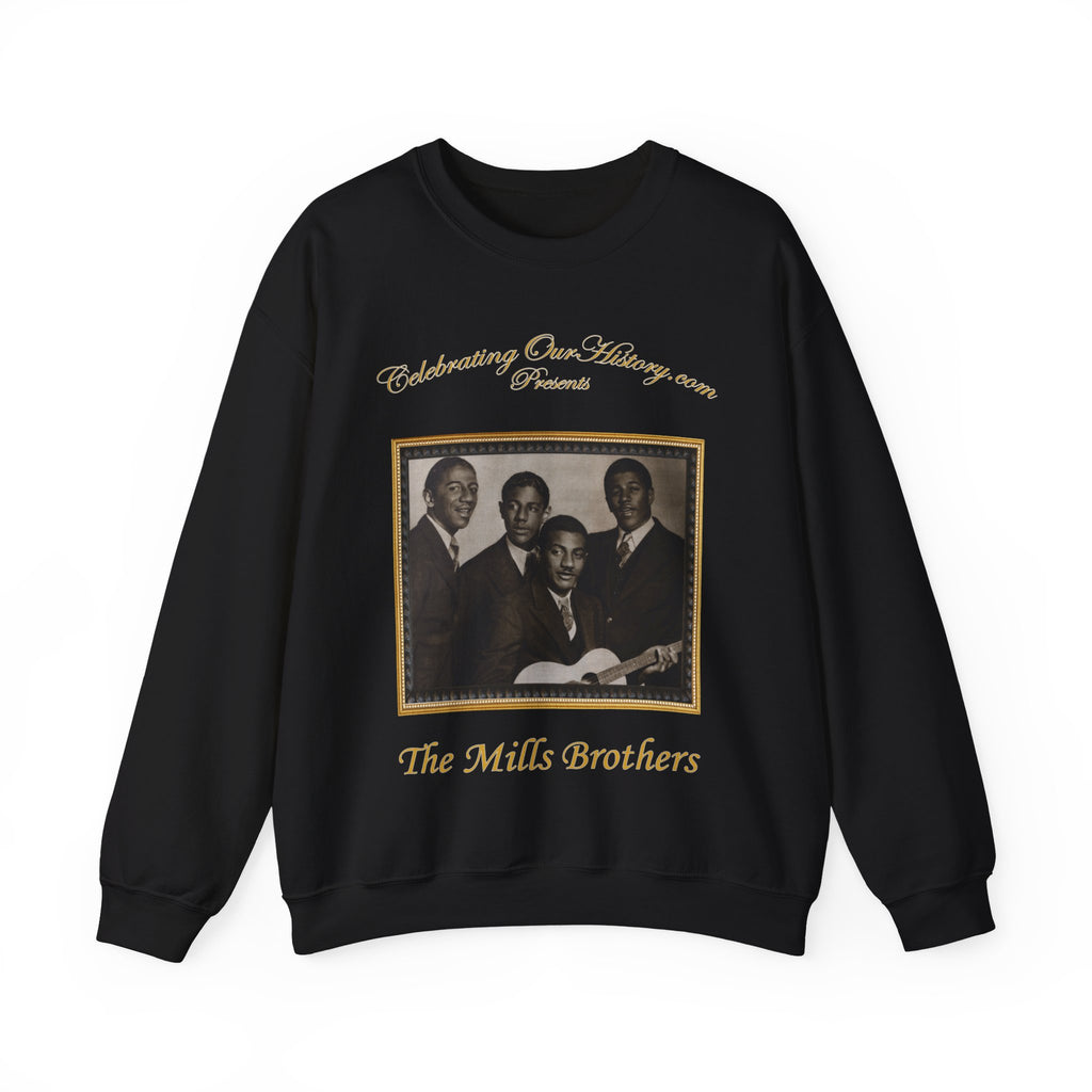 The Mills Brothers - Strictly Dynamite (1934) -  Front and Back Printed Concert Style Sweatshirt