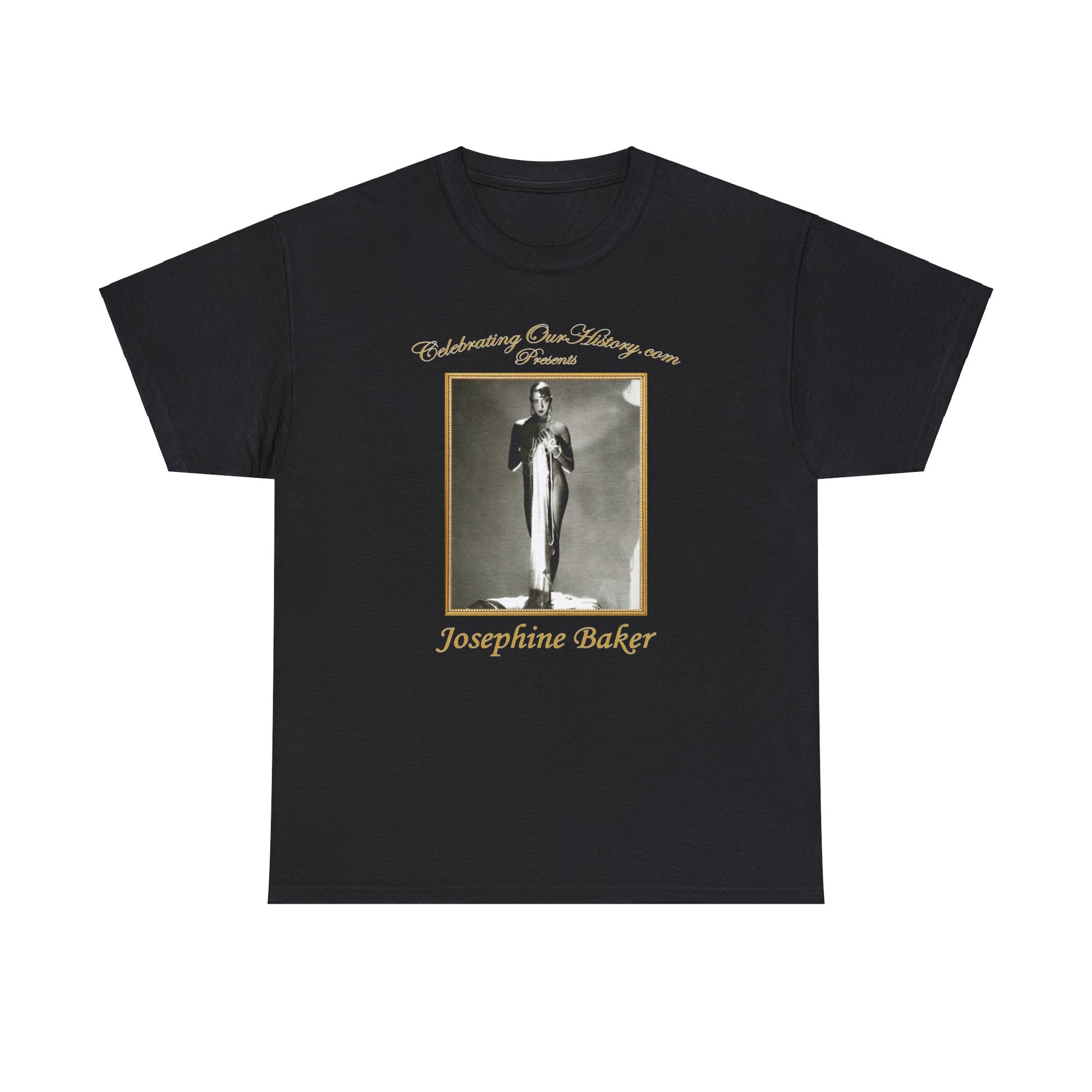 Josephine Baker - Vogue/Voila -  Front and Back Printed Concert Style T-Shirt