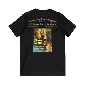 Eddie “Rochester” Anderson - Topper Returns (1941) - Front and Back Printed Concert Style V-Neck T-Shirt
