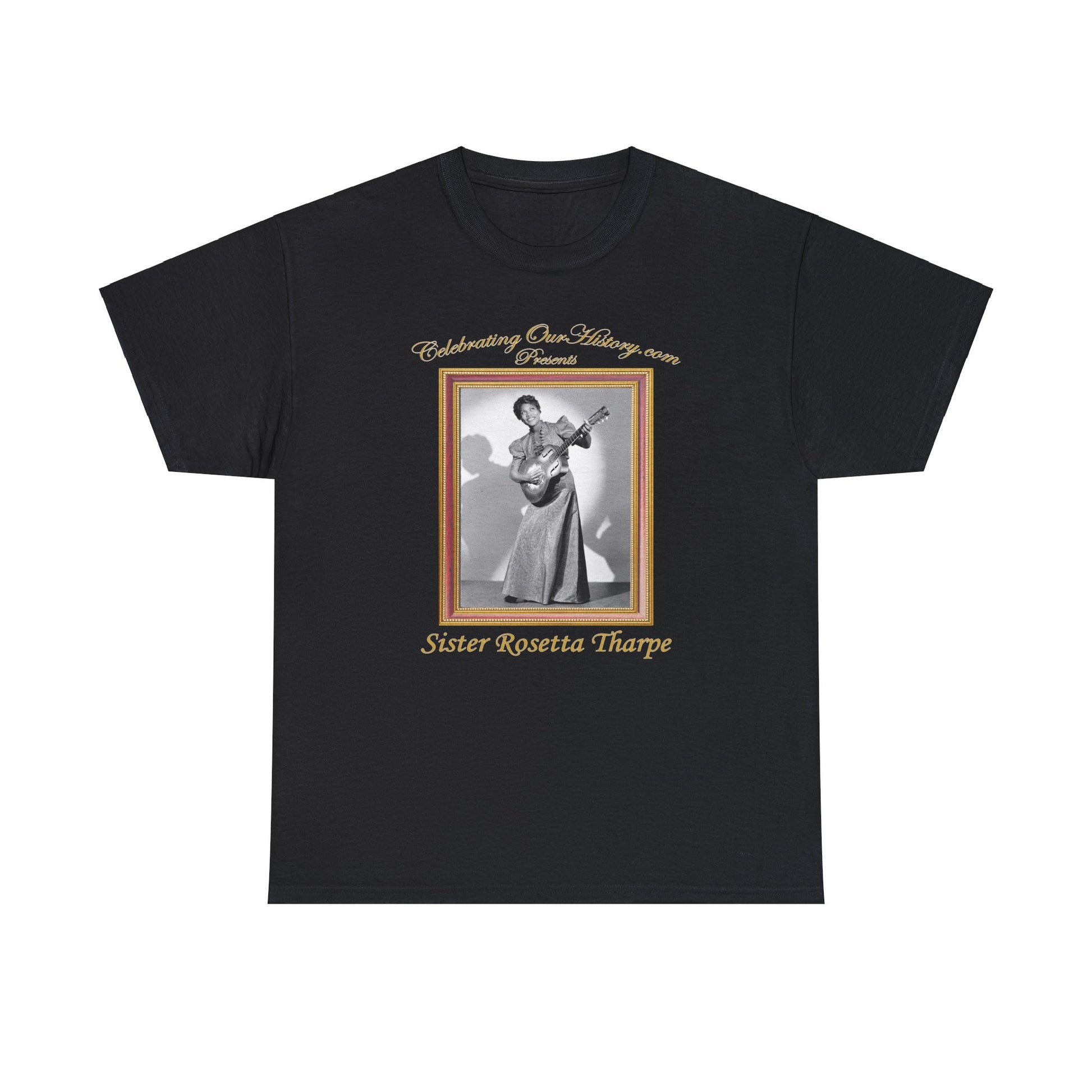 Sister Rosetta Tharpe - Rock And Roll Hall Of Fame -  Front and Back Printed Concert Style T-Shirt