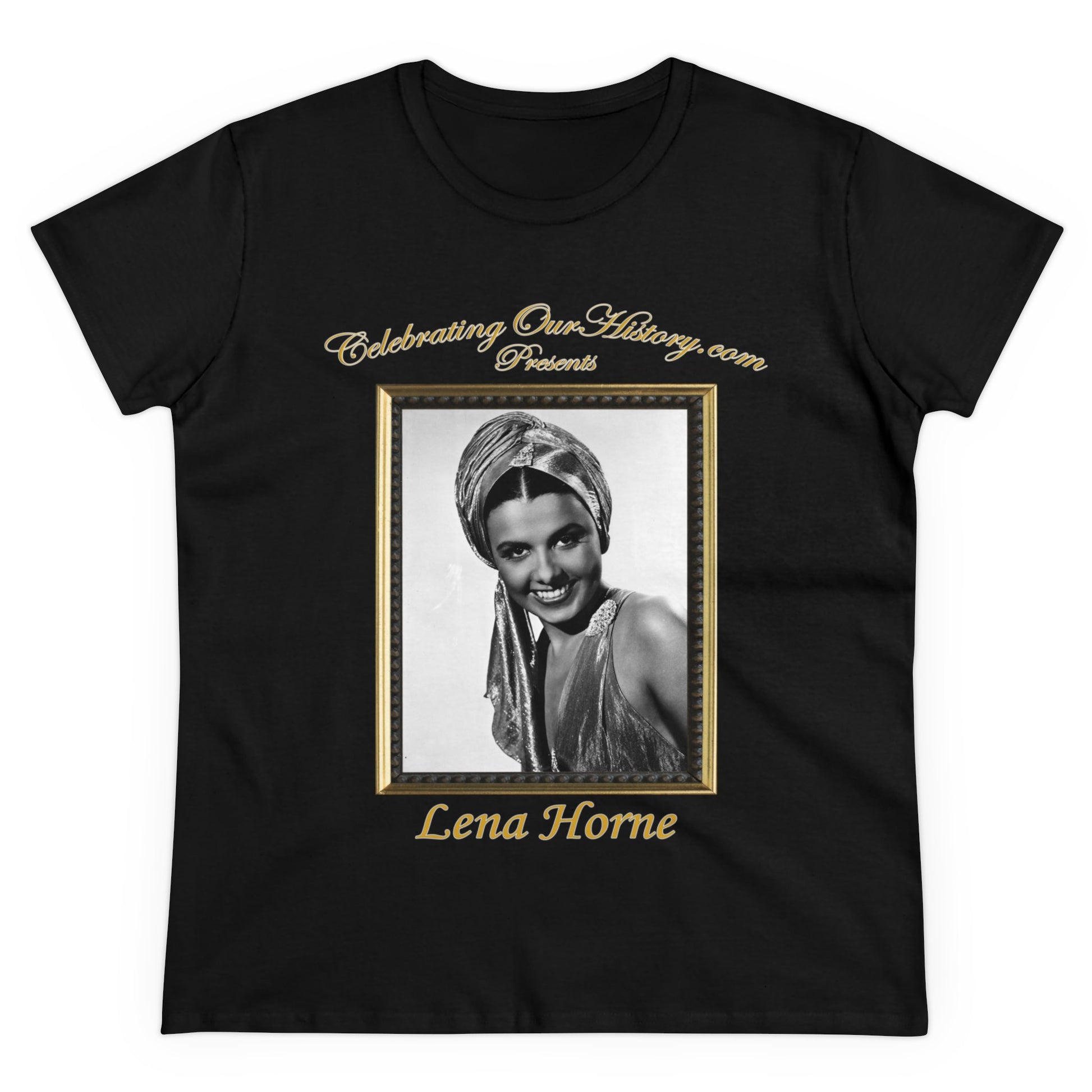 Lena Horne - The Duke Is Tops (1938) -  Front and Back Printed Concert Style Women's T-Shirt