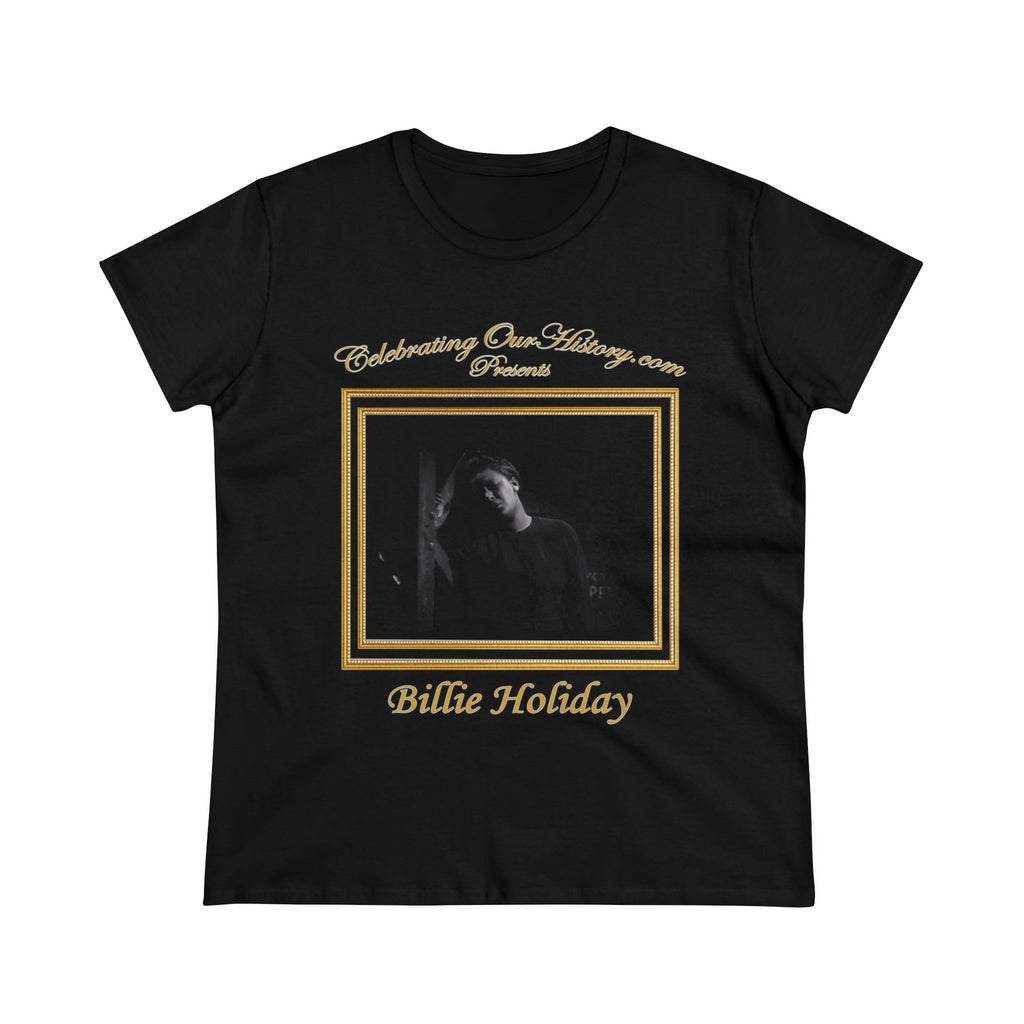 Billie Holiday - Symphony in Black (1935) -  Front and Back Printed Concert Style Women's T-Shirt