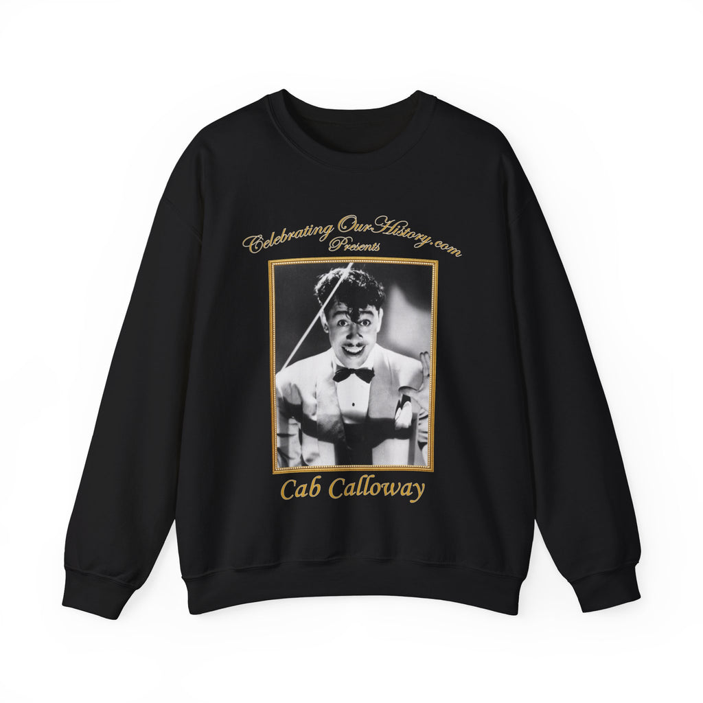 Cab Calloway - Twelve Albums -  Front and Back Printed Concert Style Sweatshirt