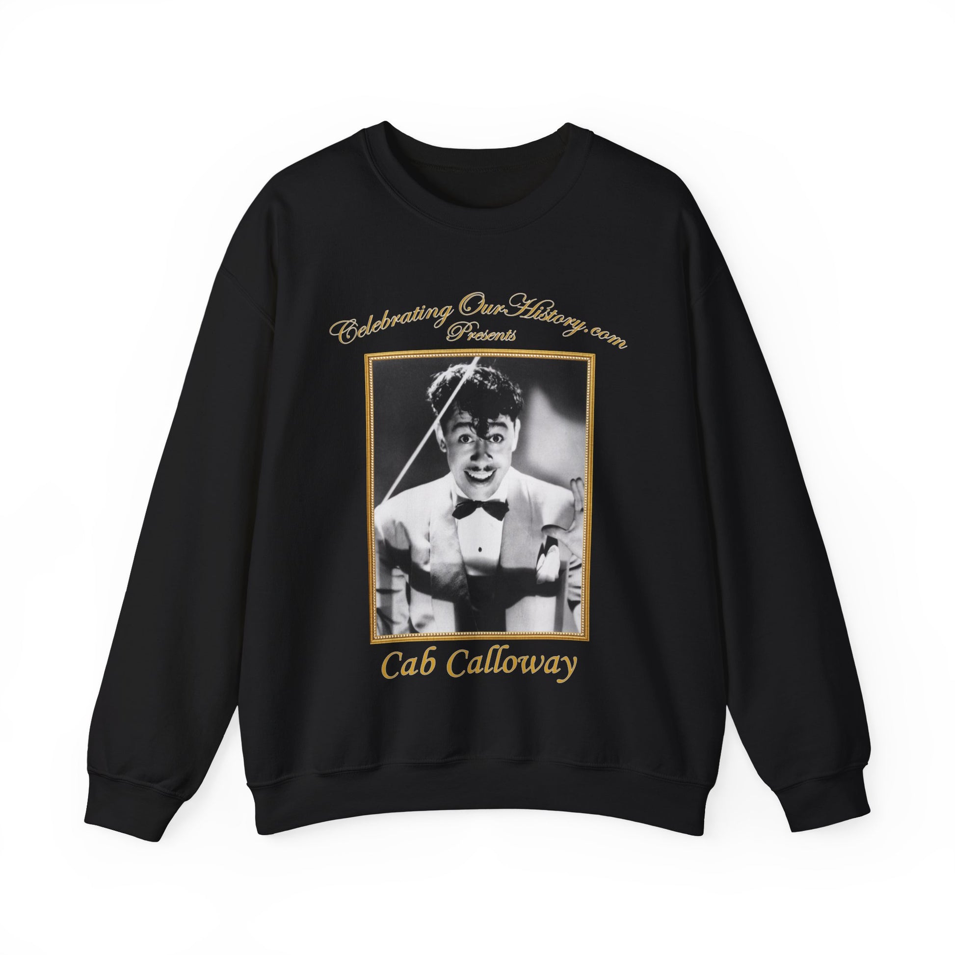 Cab Calloway - Twelve Albums -  Front and Back Printed Concert Style Sweatshirt