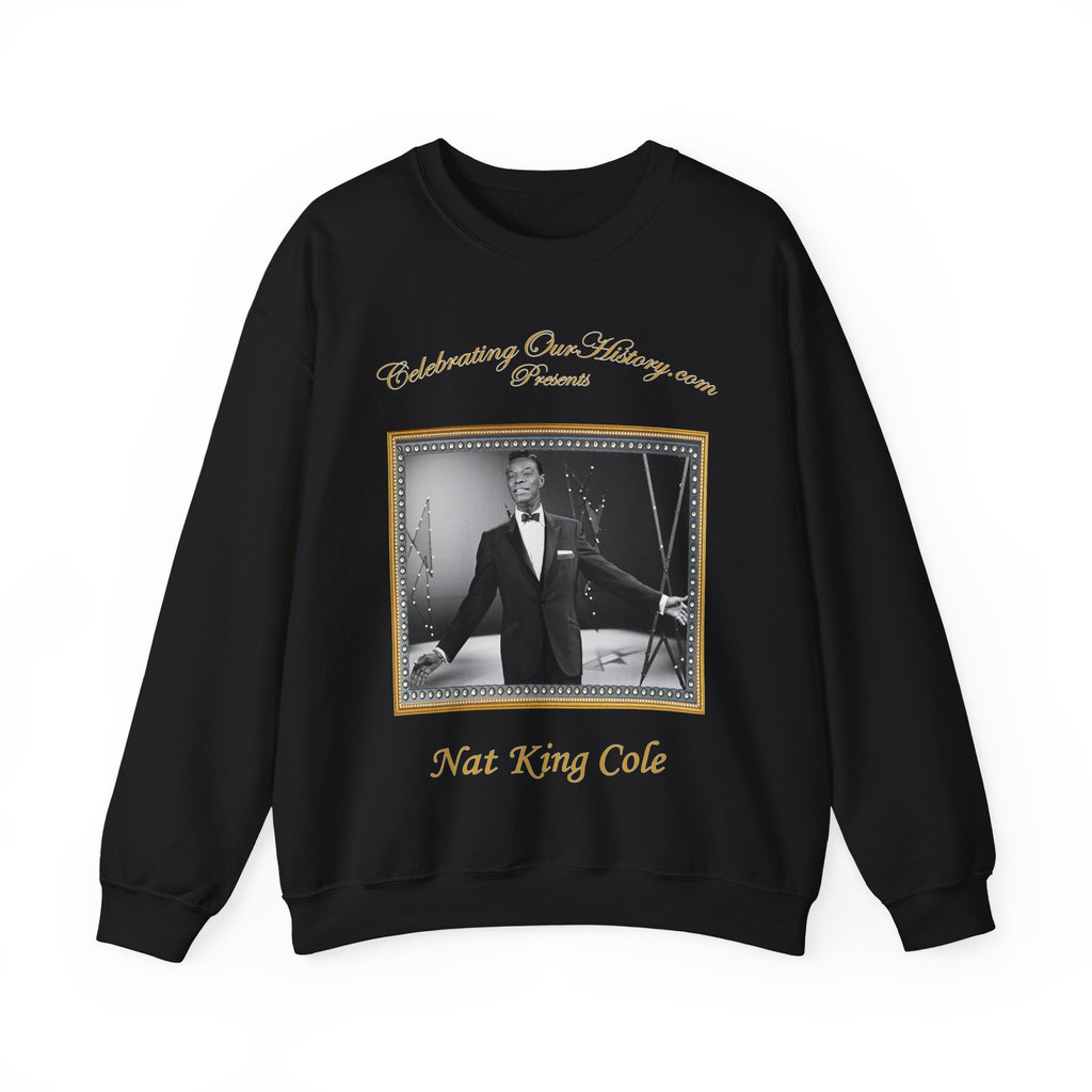 Nat King Cole - The Nat King Cole Musical Story (1955) -  Front and Back Printed Concert Style Sweatshirt