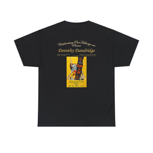Dorothy Dandridge - Island In The Sun (1957) -  Front and Back Printed Concert Style T-Shirt