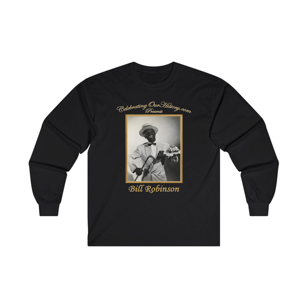 Bill Robinson - Stormy Weather (1943) - Front and Back Printed Concert Style Long Sleeve T-Shirt