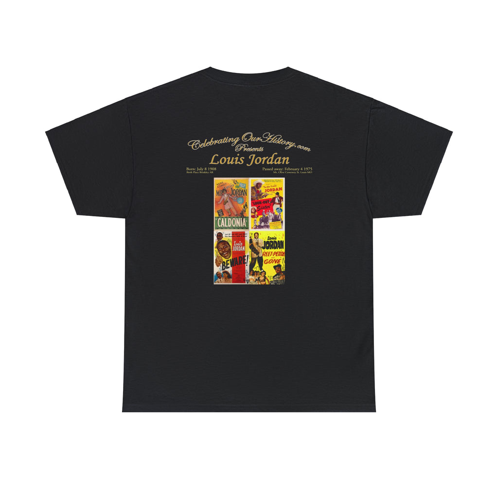 Louis Jordan - Four Movie Posters v2 -  Front and Back Printed Concert Style T-Shirt