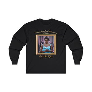 Eartha Kitt - St. Louis Blues (1958) - Front and Back Printed Concert Style Long Sleeve T-Shirt