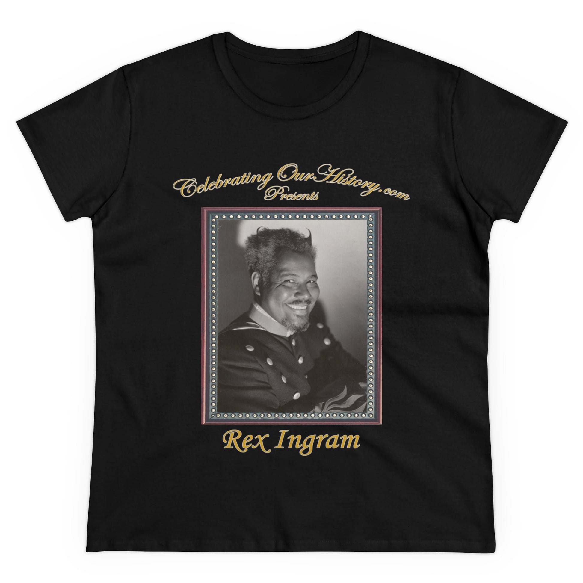 Rex Ingram - Cabin in the Sky (1943) -  Front and Back Printed Concert Style Women's T-Shirt