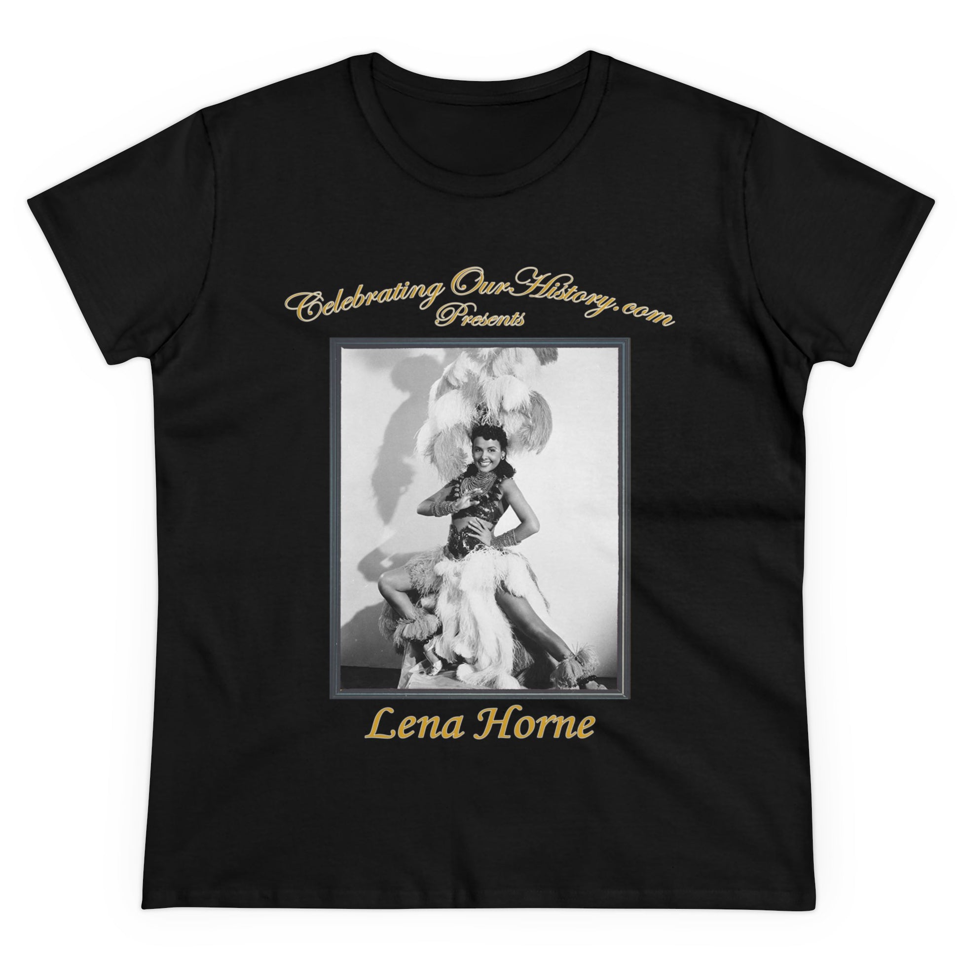 Lena Horne - Stormy Weather (1943) -  Front and Back Printed Concert Style Women's T-Shirt