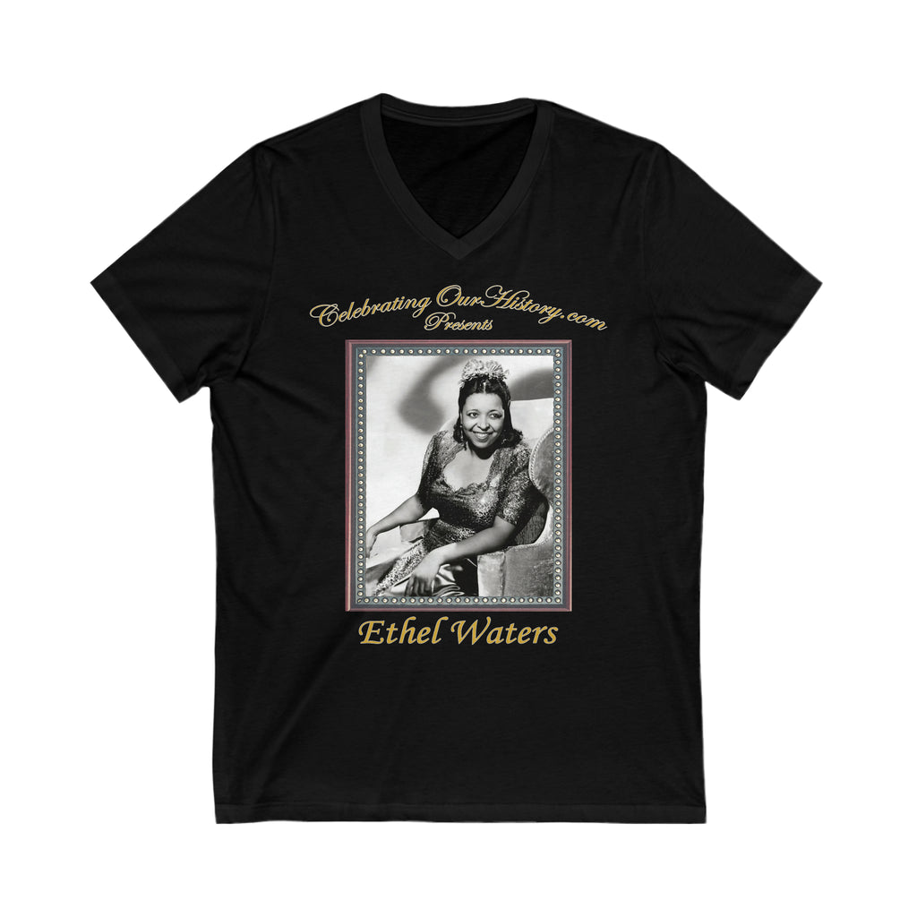 Ethel Waters - Cabin in the Sky (1943) - Front and Back Printed Concert Style V-Neck T-Shirt