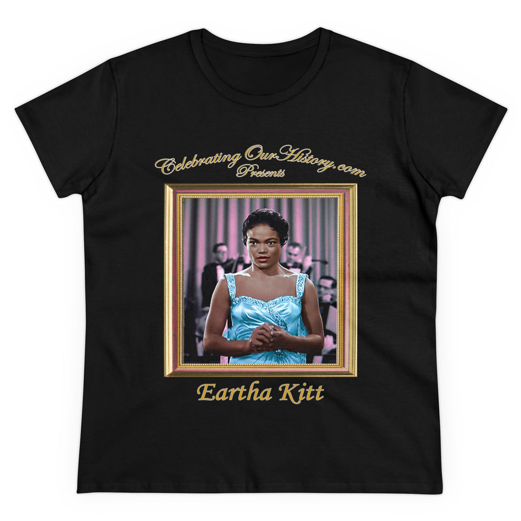 Eartha Kitt - St. Louis Blues (1958) -  Front and Back Printed Concert Style Women's T-Shirt