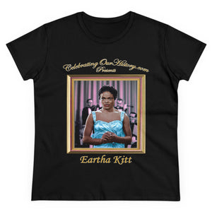 Eartha Kitt - St. Louis Blues (1958) -  Front and Back Printed Concert Style Women's T-Shirt