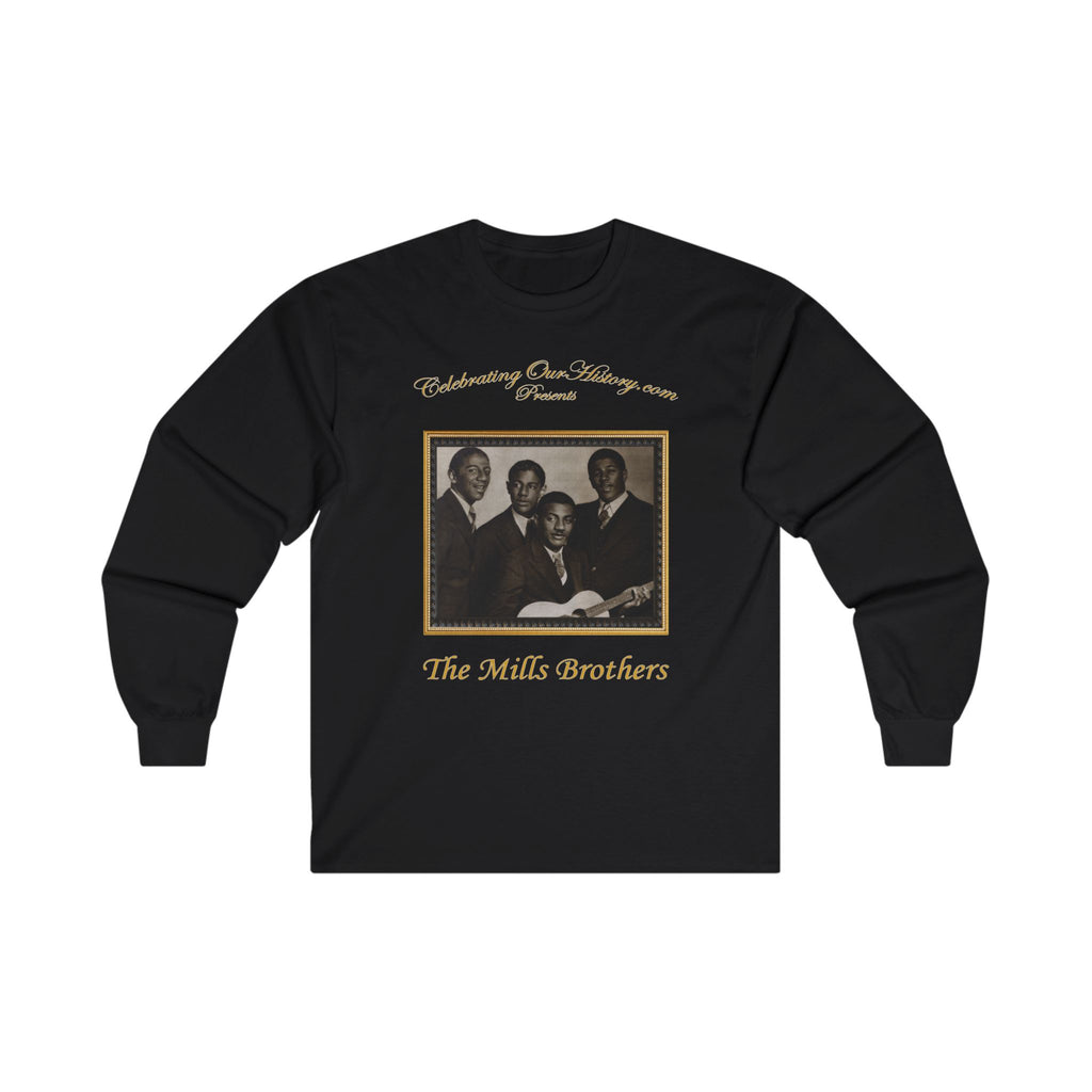 The Mills Brothers - Strictly Dynamite (1934) - Front and Back Printed Concert Style Long Sleeve T-Shirt