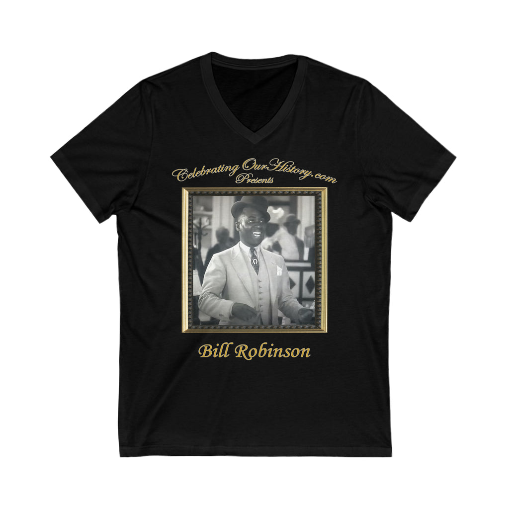 Bill Robinson - Hooray for Love - Front and Back Printed Concert Style V-Neck T-Shirt