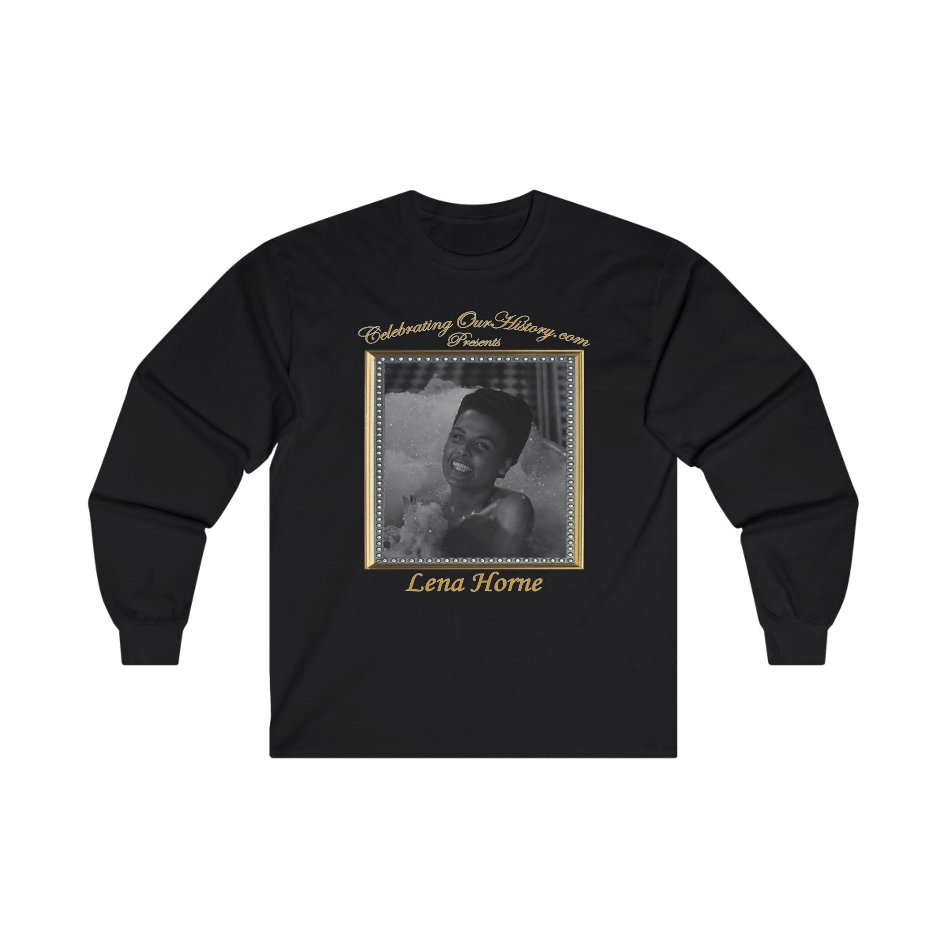 Lena Horne - Cabin in the Sky (1943) - Front and Back Printed Concert Style Long Sleeve T-Shirt