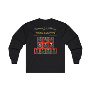 Jimmie Lunceford - Ten Records - Front and Back Printed Concert Style Long Sleeve T-Shirt