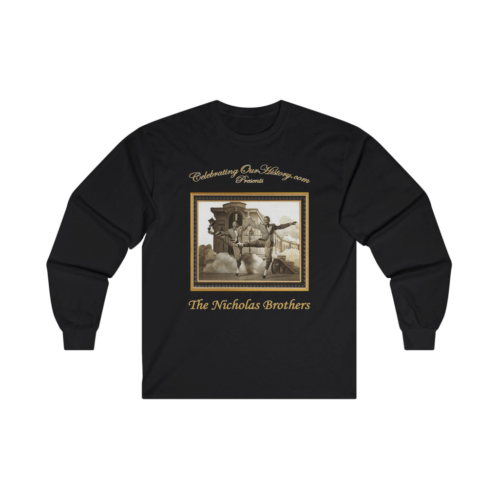 The Nicholas Brothers - Sun Valley Serenade (1941) - Front and Back Printed Concert Style Long Sleeve T-Shirt