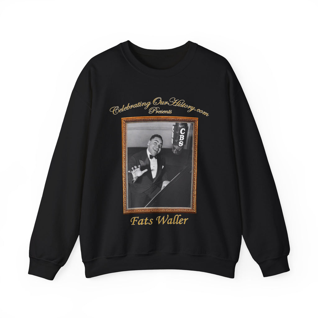 Fats Waller - On-Air Sessions 1938 -  Front and Back Printed Concert Style Sweatshirt