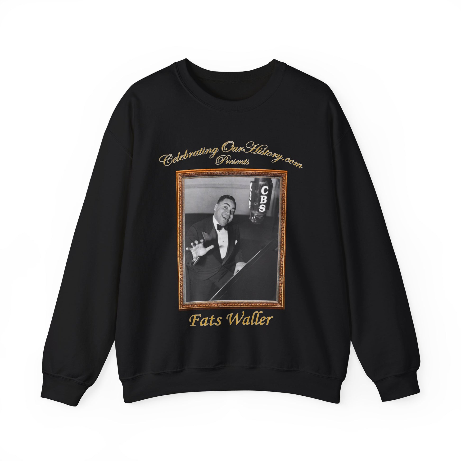 Fats Waller - On-Air Sessions 1938 -  Front and Back Printed Concert Style Sweatshirt
