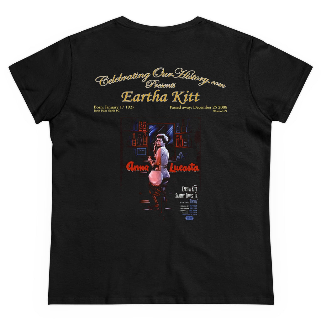 Eartha Kitt - Anna Lucasta (1958) -  Front and Back Printed Concert Style Women's T-Shirt