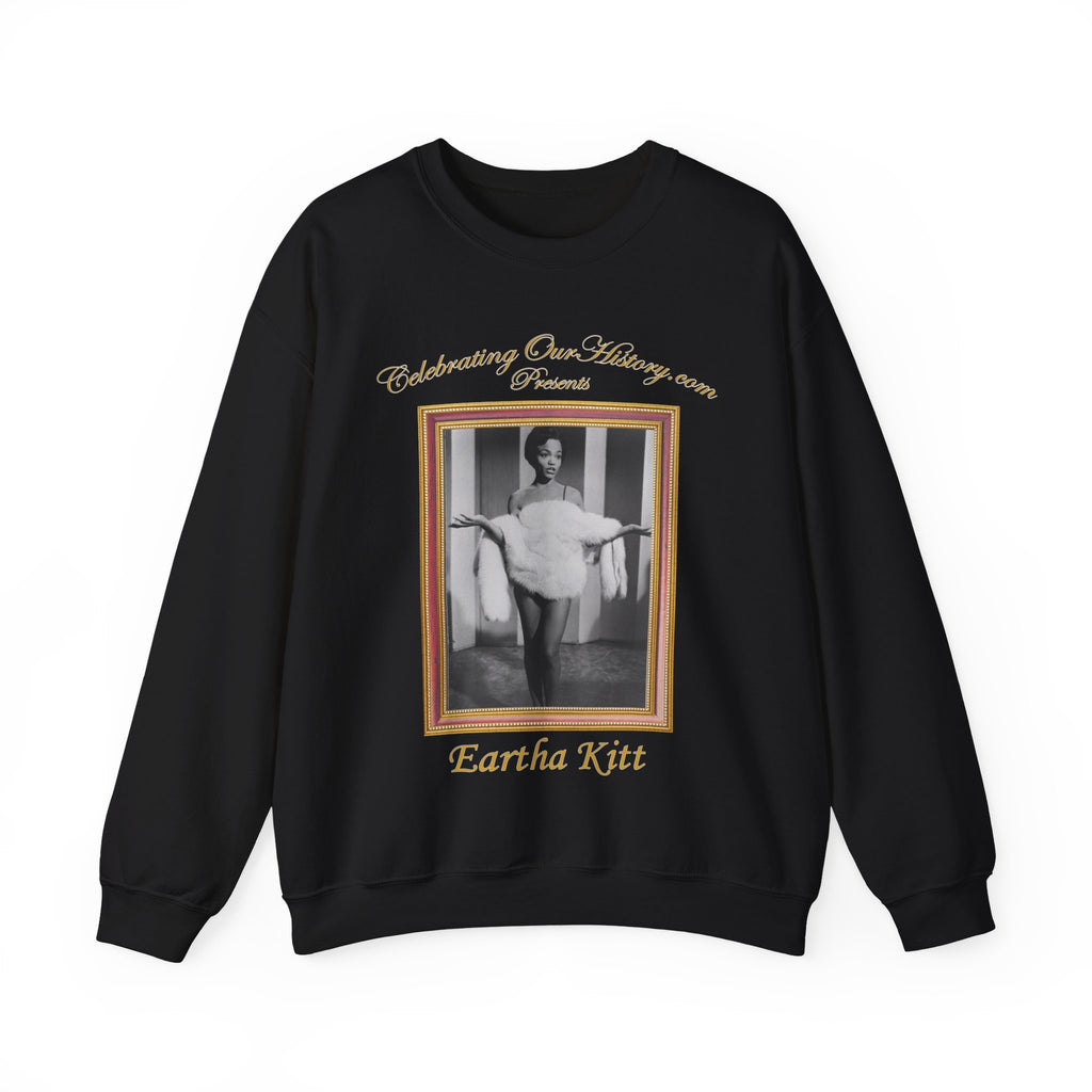 Eartha Kitt - Eartha Kitt Album -  Front and Back Printed Concert Style Sweatshirt