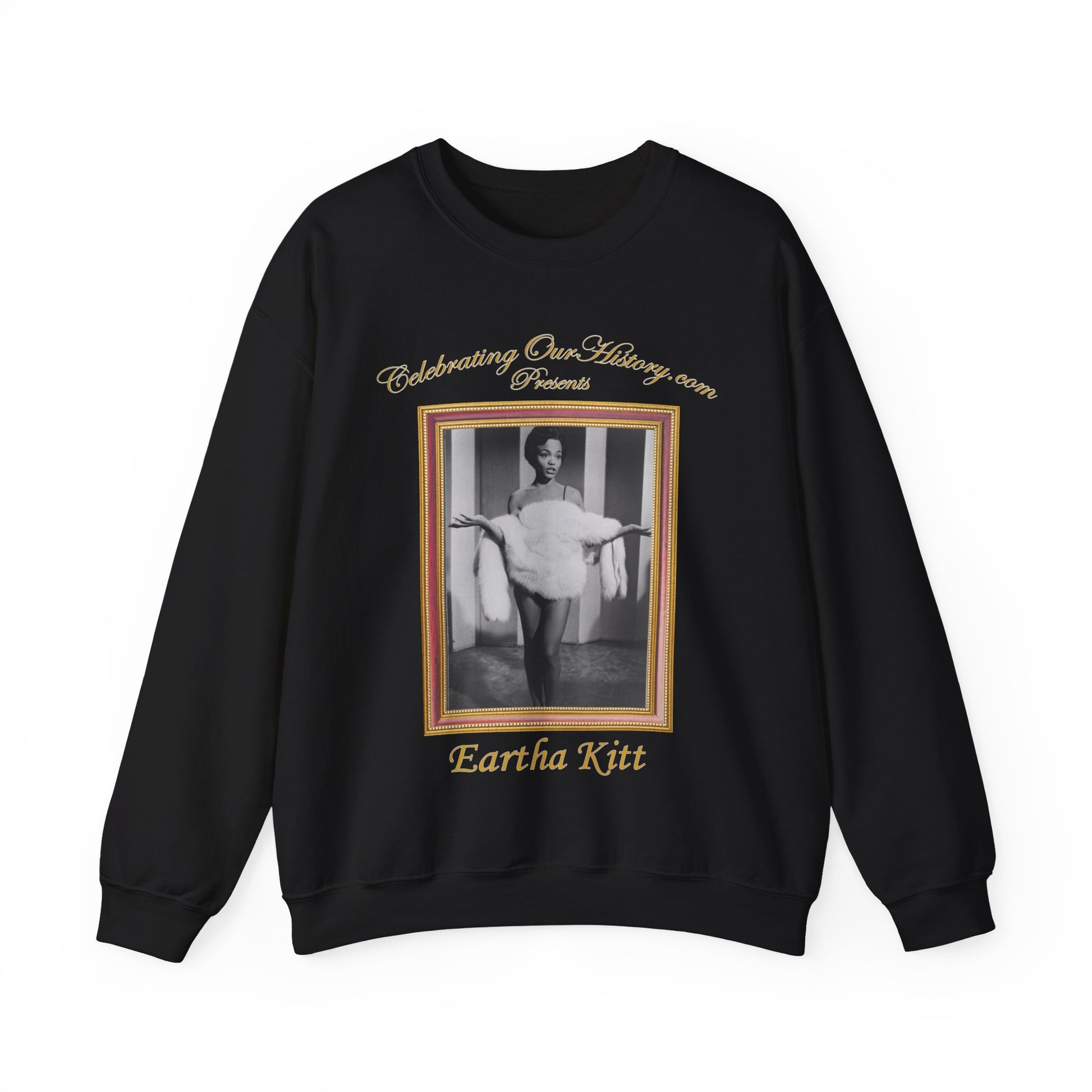 Eartha Kitt - Eartha Kitt Album -  Front and Back Printed Concert Style Sweatshirt