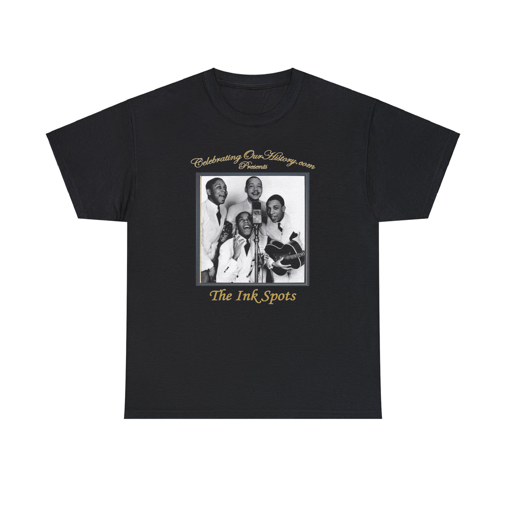 The Ink Spots - Nine Albums -  Front and Back Printed Concert Style T-Shirt