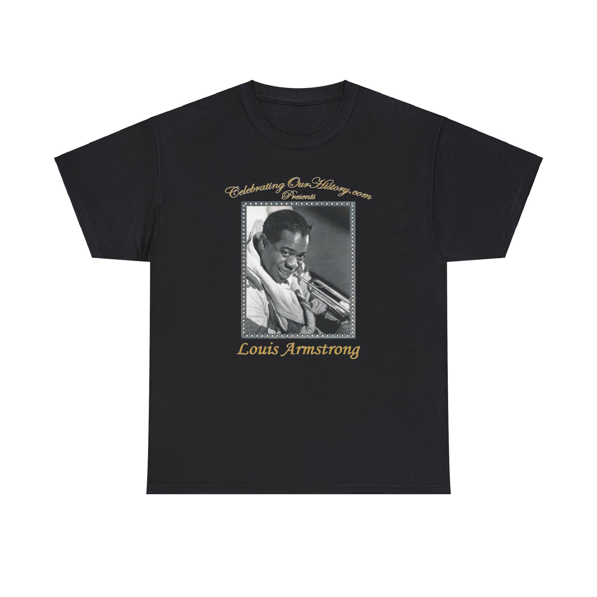 Louis Armstrong - Cabin in the Sky (1943) -  Front and Back Printed Concert Style T-Shirt
