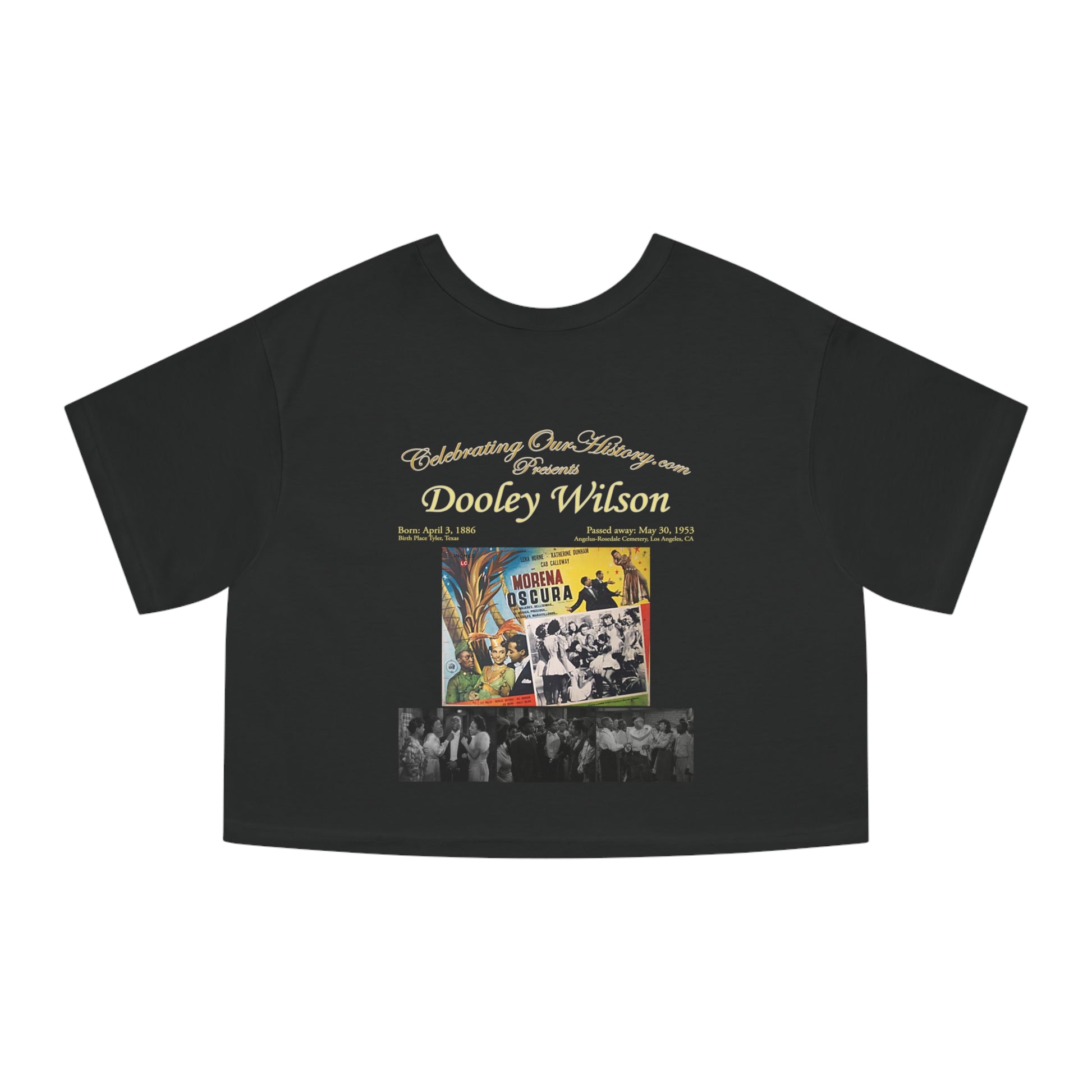 Dooley Wilson - Stormy Weather (1943) - Women's Crop Tee