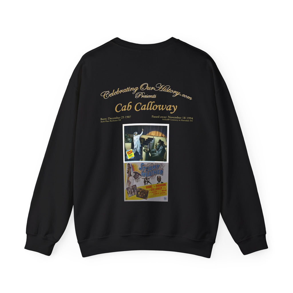 Cab Calloway - Stormy Weather (1943) -  Front and Back Printed Concert Style Sweatshirt