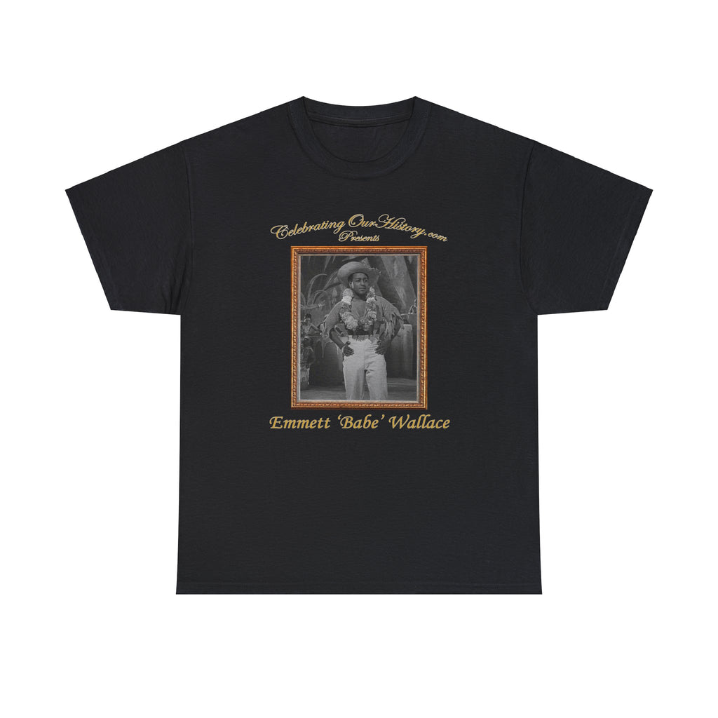 Emmett 'Babe' Wallace - Stormy Weather (1943) -  Front and Back Printed Concert Style T-Shirt