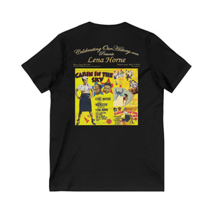 Lena Horne - Cabin in the Sky (1943) - Front and Back Printed Concert Style V-Neck T-Shirt