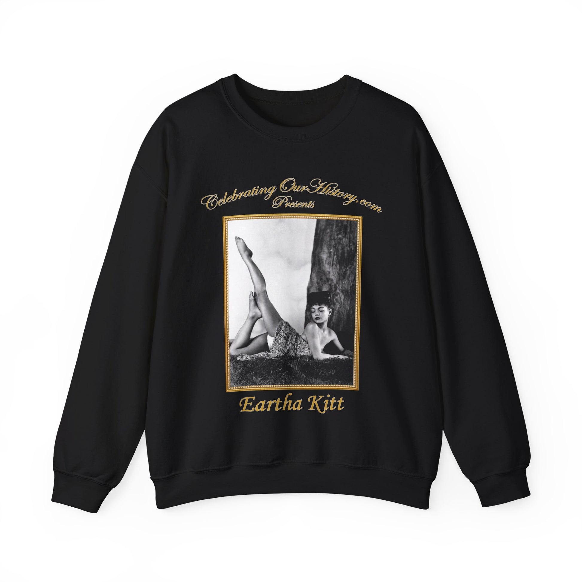 Eartha Kitt - Four Magazines -  Front and Back Printed Concert Style Sweatshirt