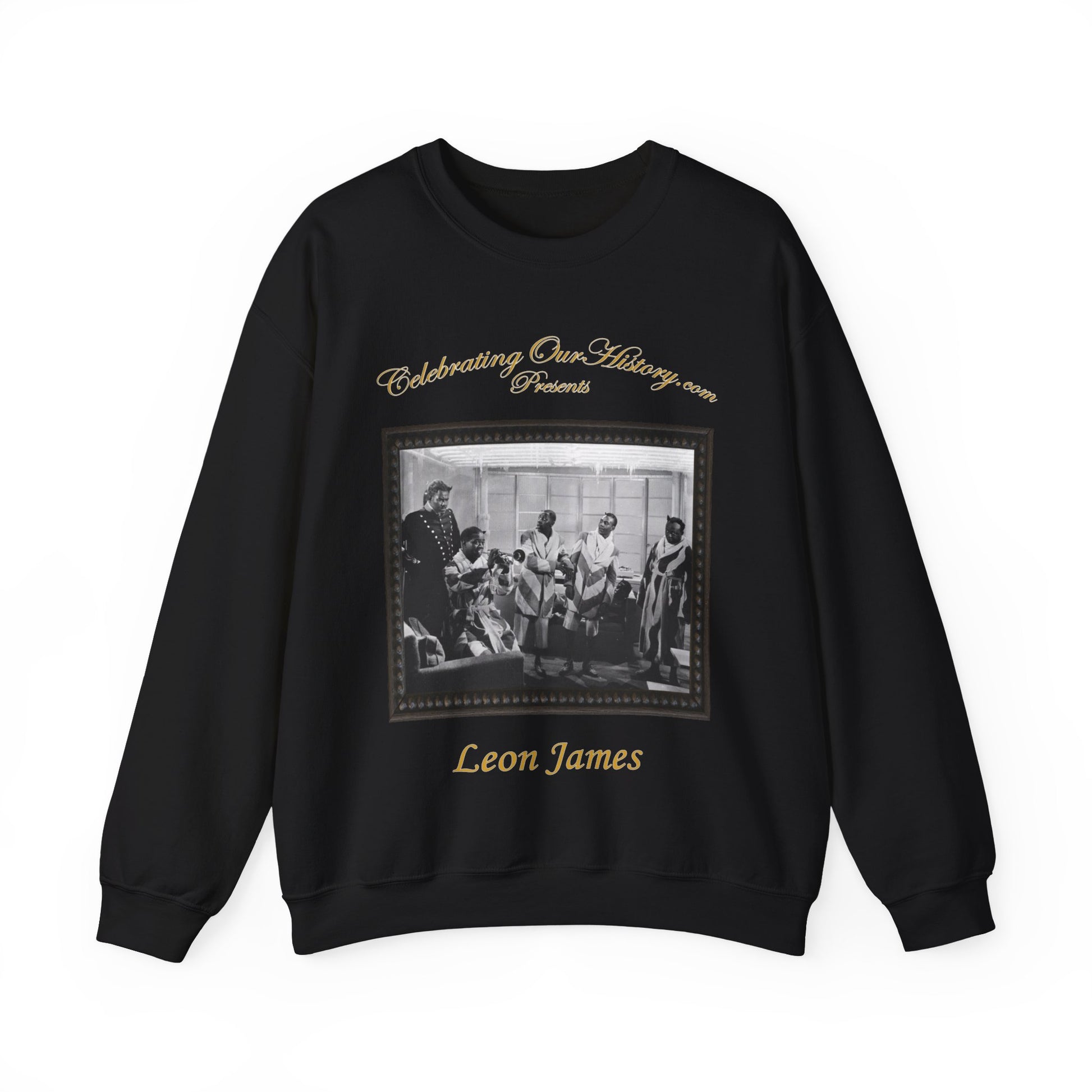 Leon James - Cabin in the Sky (1943) -  Front and Back Printed Concert Style Sweatshirt
