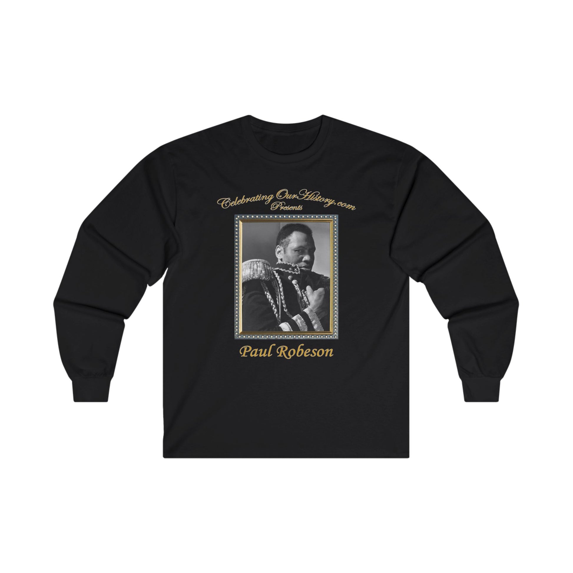 Paul Robeson - The Emperor Jones (1933) - Front and Back Printed Concert Style Long Sleeve T-Shirt