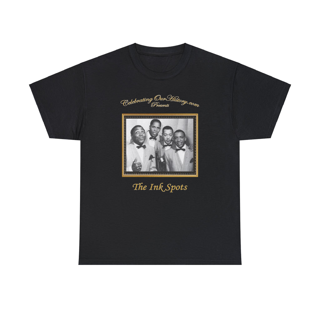 The Ink Spots - If I Didn't Care -  Front and Back Printed Concert Style T-Shirt