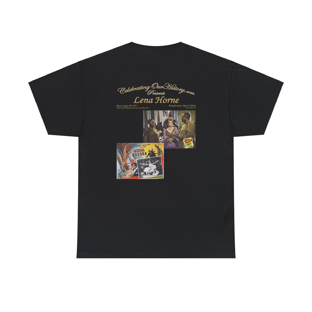 Lena Horne - Stormy Weather (1943) v2 -  Front and Back Printed Concert Style T-Shirt
