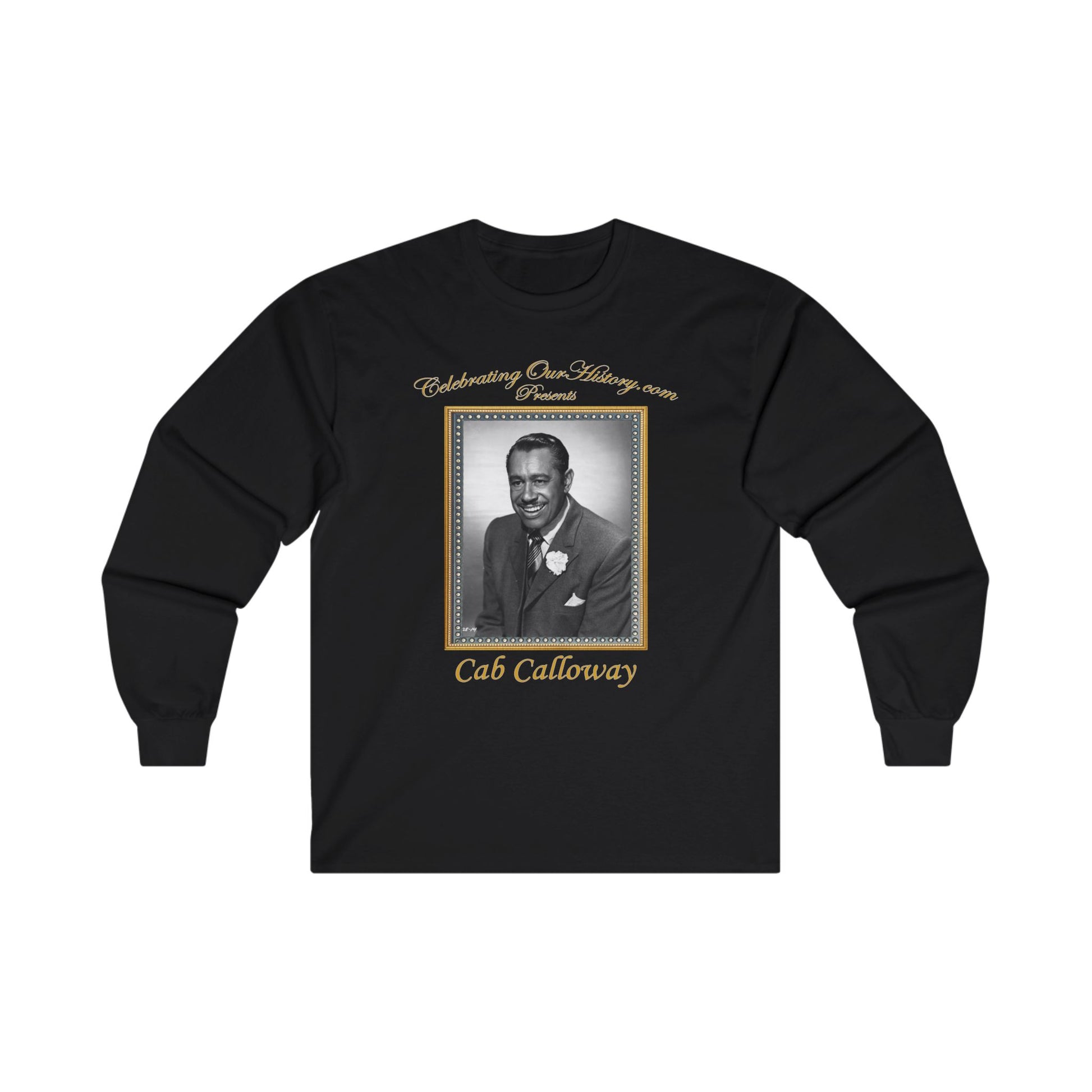 Cab Calloway - St. Louis Blues (1958) - Front and Back Printed Concert Style Long Sleeve T-Shirt
