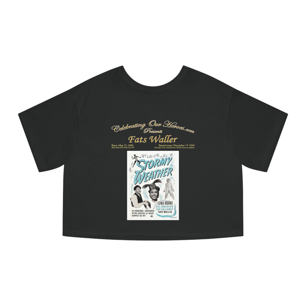 Fats Waller - Stormy Weather (1943) - Women's Crop Tee