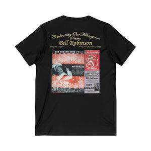 Bill Robinson - The Hot Mikado - Front and Back Printed Concert Style V-Neck T-Shirt