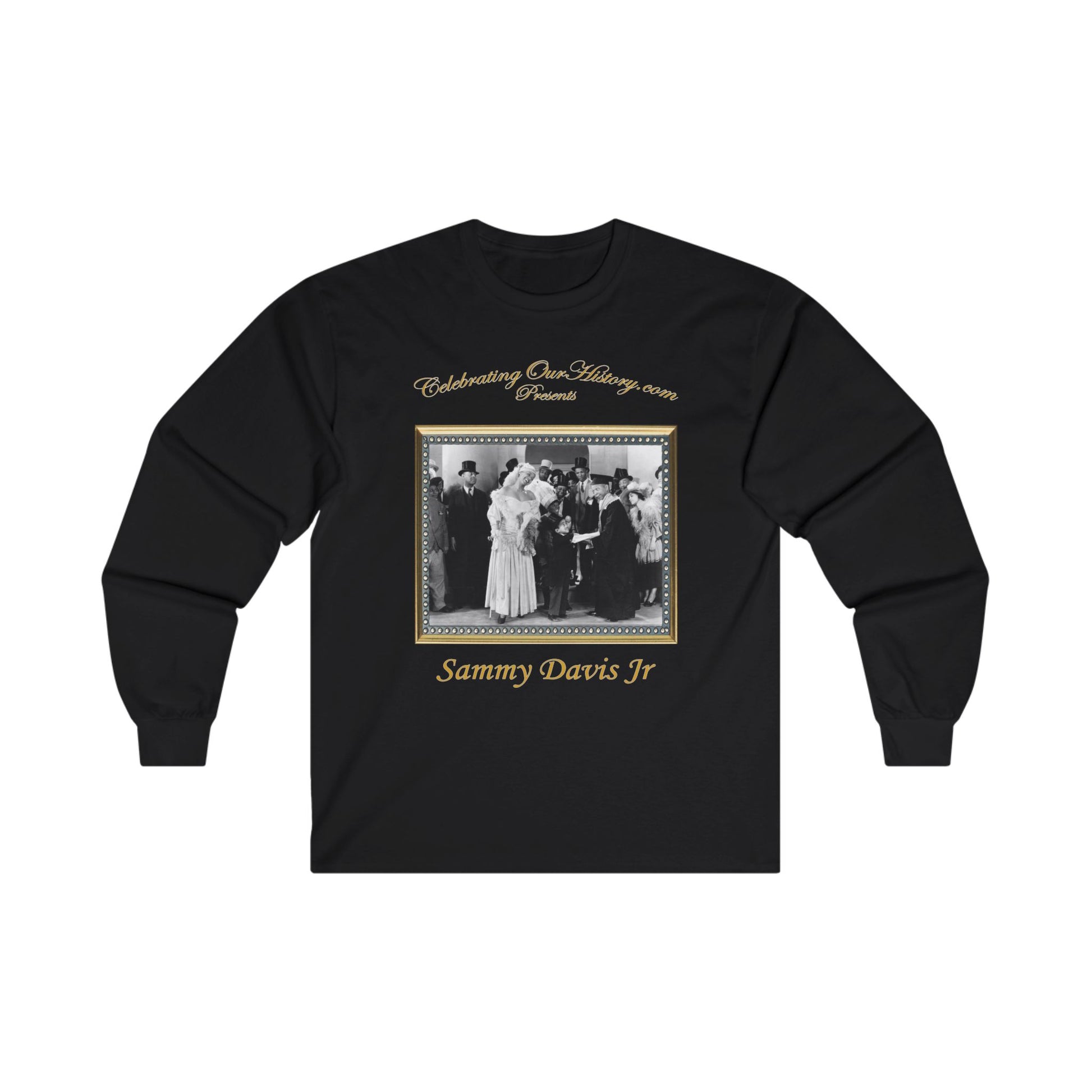 Sammy Davis Jr - Rufus Jones For President (1933) - Front and Back Printed Concert Style Long Sleeve T-Shirt
