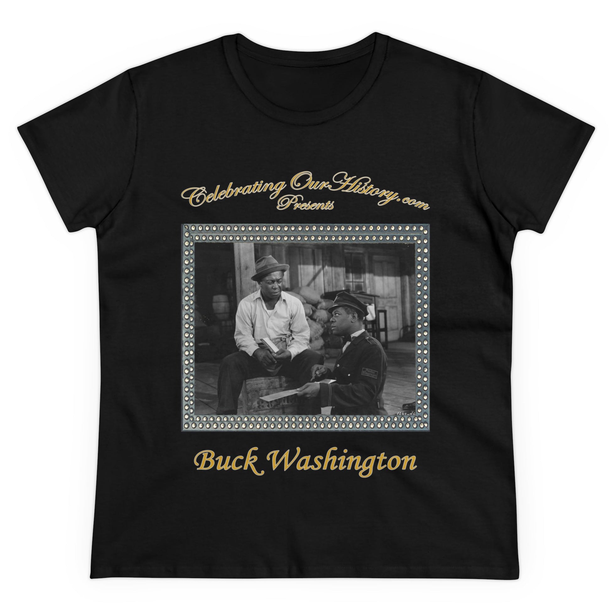 Buck Washington - Cabin in the Sky (1943) -  Front and Back Printed Concert Style Women's T-Shirt