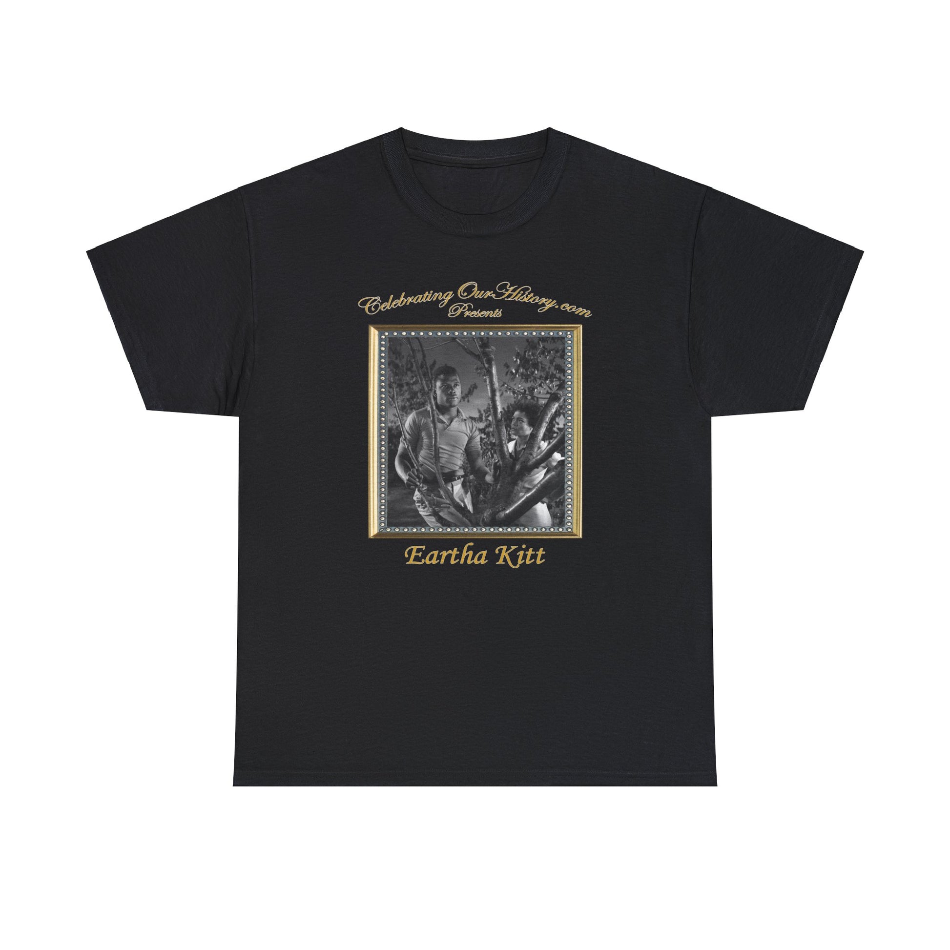 Eartha Kitt - Mark Of The Hawk (1957) -  Front and Back Printed Concert Style T-Shirt