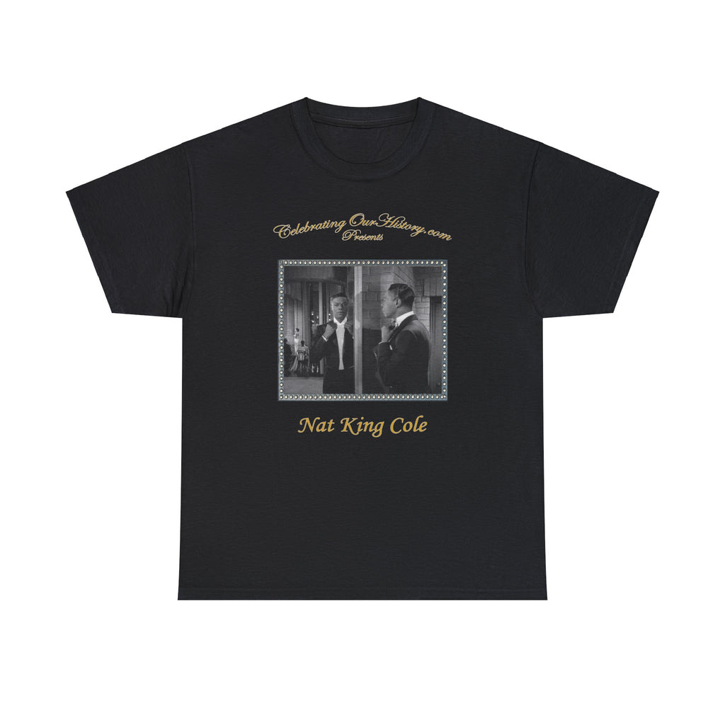 Nat King Cole - St. Louis Blues (1958) v2 -  Front and Back Printed Concert Style T-Shirt