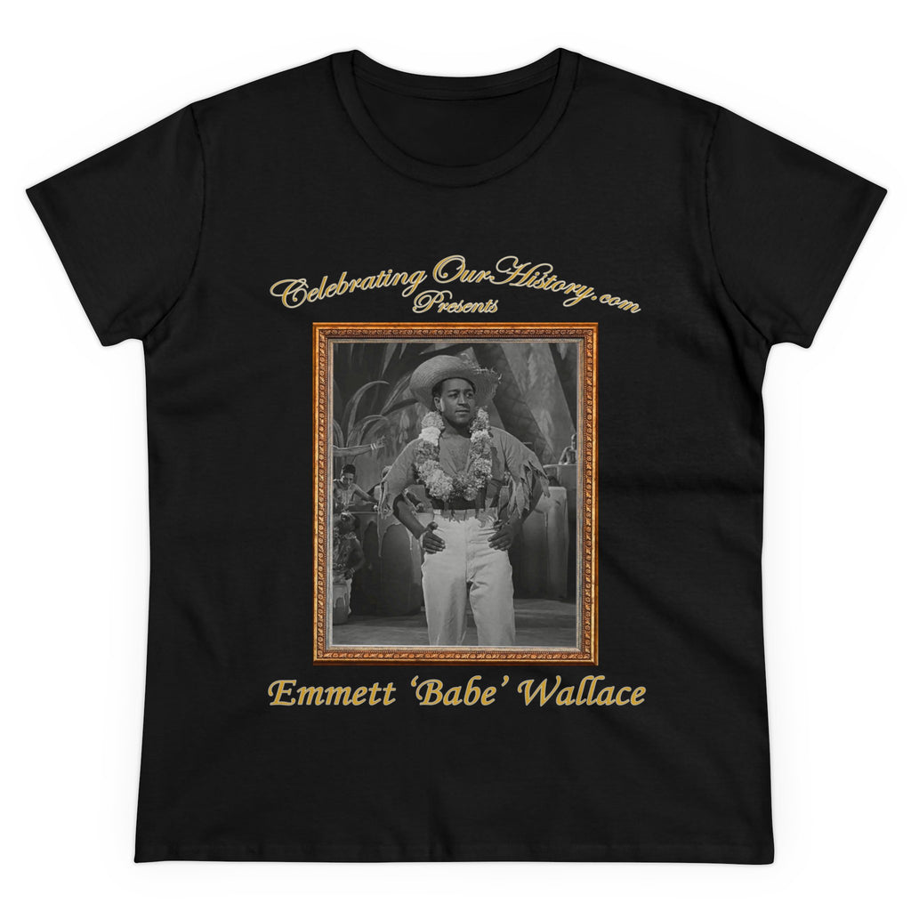 Emmett 'Babe' Wallace - Stormy Weather (1943) -  Front and Back Printed Concert Style Women's T-Shirt