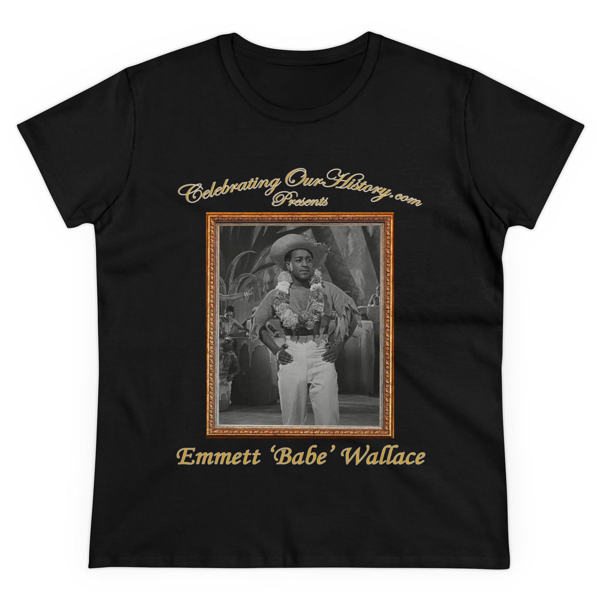 Emmett 'Babe' Wallace - Stormy Weather (1943) -  Front and Back Printed Concert Style Women's T-Shirt