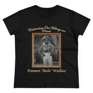 Emmett 'Babe' Wallace - Stormy Weather (1943) -  Front and Back Printed Concert Style Women's T-Shirt