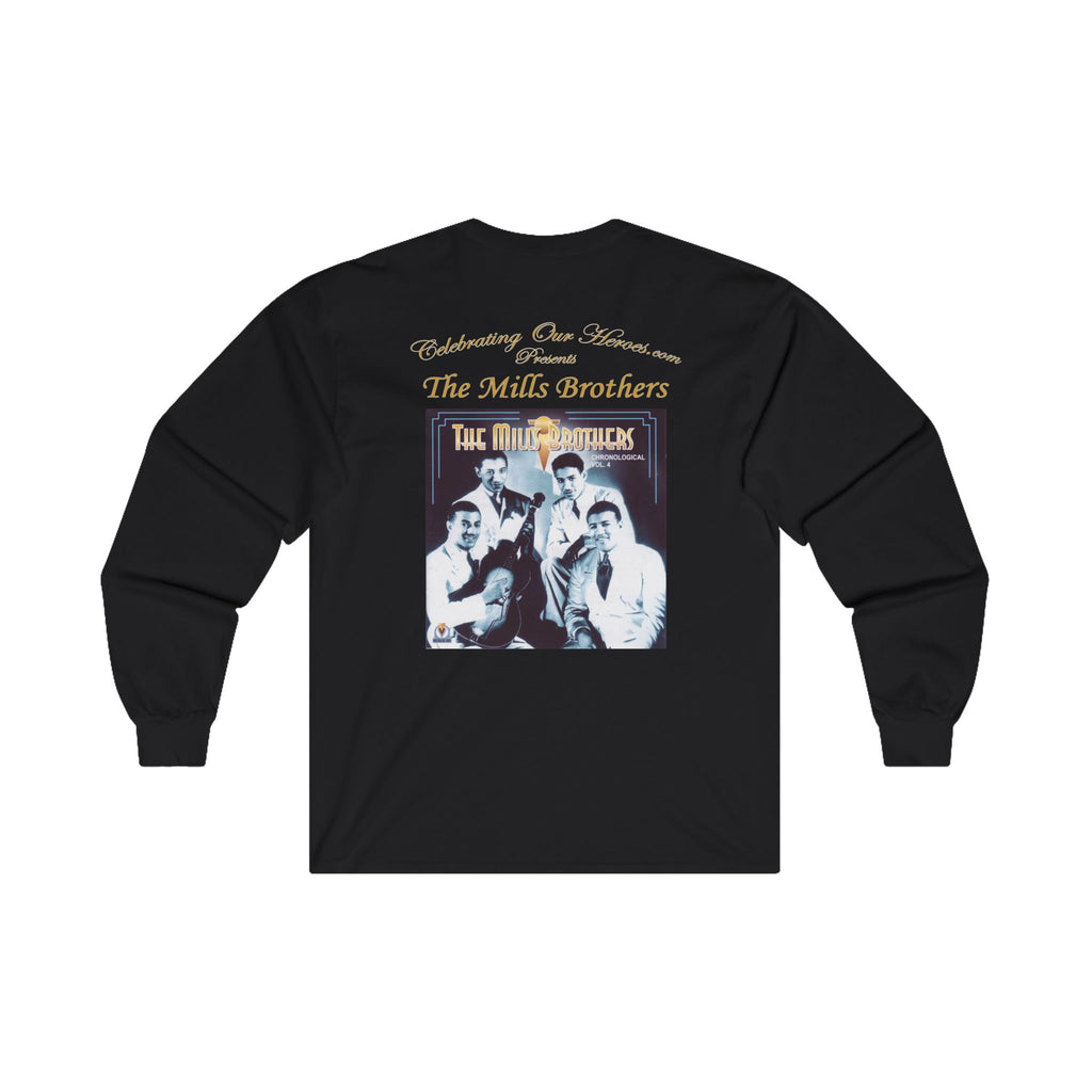 The Mills Brothers - Chronological Vol 4 - Front and Back Printed Concert Style Long Sleeve T-Shirt